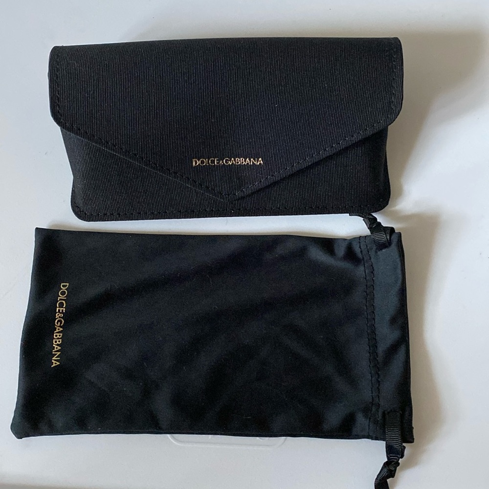 Dolce and Gabbana Sunglass case and dust bag